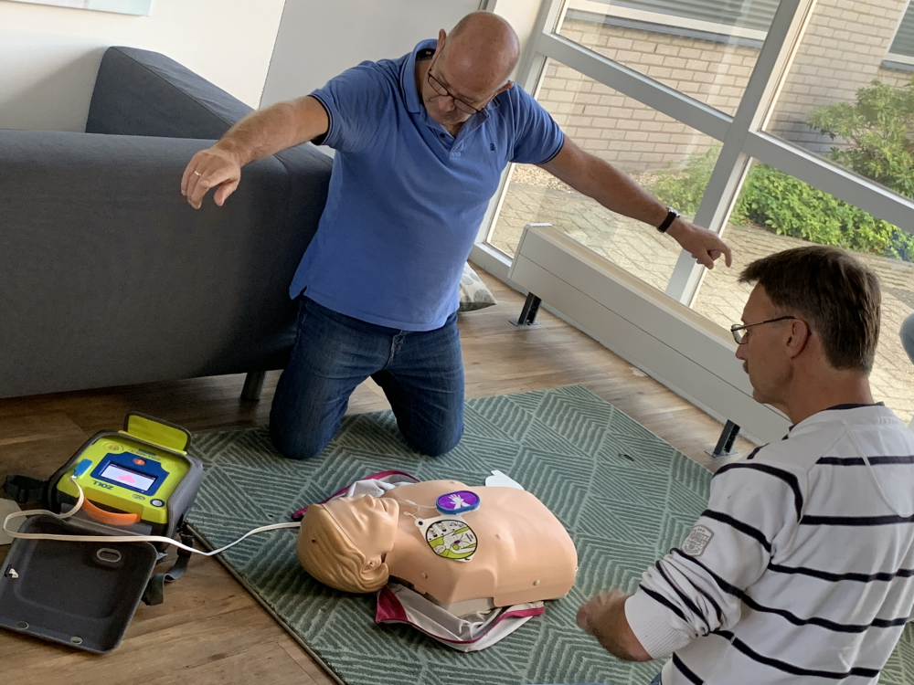 Life-Line-Trainingen Jan Baas Herman Veldman NRR instructeur reanimatie AED ZOLL AED3