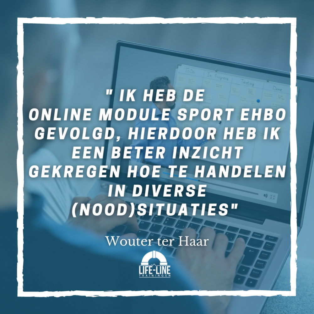 Life-Line-Trainingen Rode Kruis EHBO Sport online module